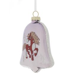 GAEM Украшение новогоднее "Колокольчик с лошадкой", L8 W2,5 H11 см
