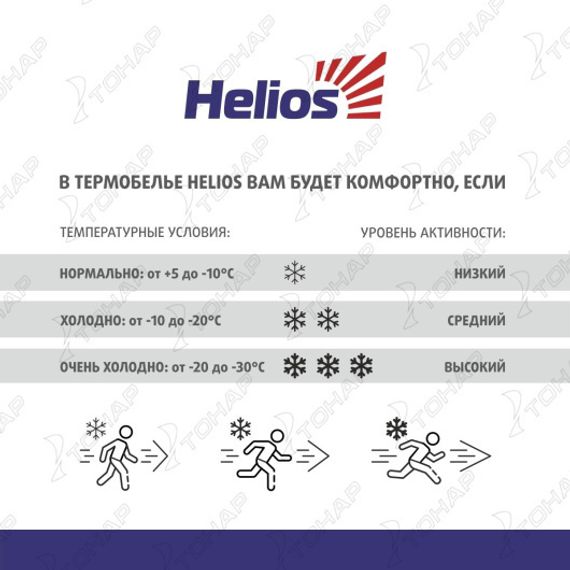Комплект Thermo-Soft, цв.графит р.50-52/178-182, XL Helios