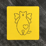 Котик №7 с бантом