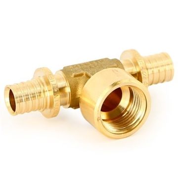 Тройник аксиальный Uni-Fitt 25 х 3/4" ВР с внутренней резьбой (747G8380)