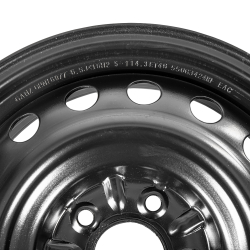 Диск штампованный R16 6.5J 5x114.3/67.1 ET46 GANZ Black GRN16077