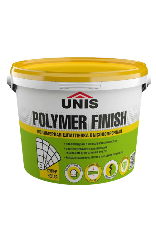 Шпатлёвка POLYMER FINISH UNIS 5кг