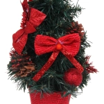 Елка в горшке «Зимняя нежность» 40 см, Красный