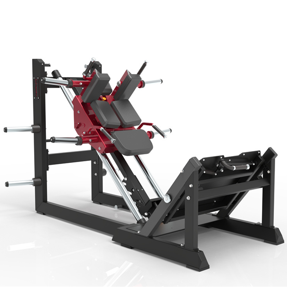 Гак машина 2 в 1 классическая + угловая, с регулируемой платформой ECP617 профессиональный тренажер