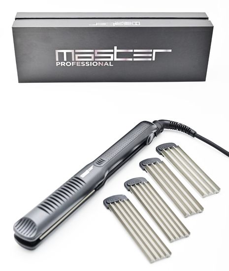 Утюжок MASTER Professional MP-109 гофре с насадками