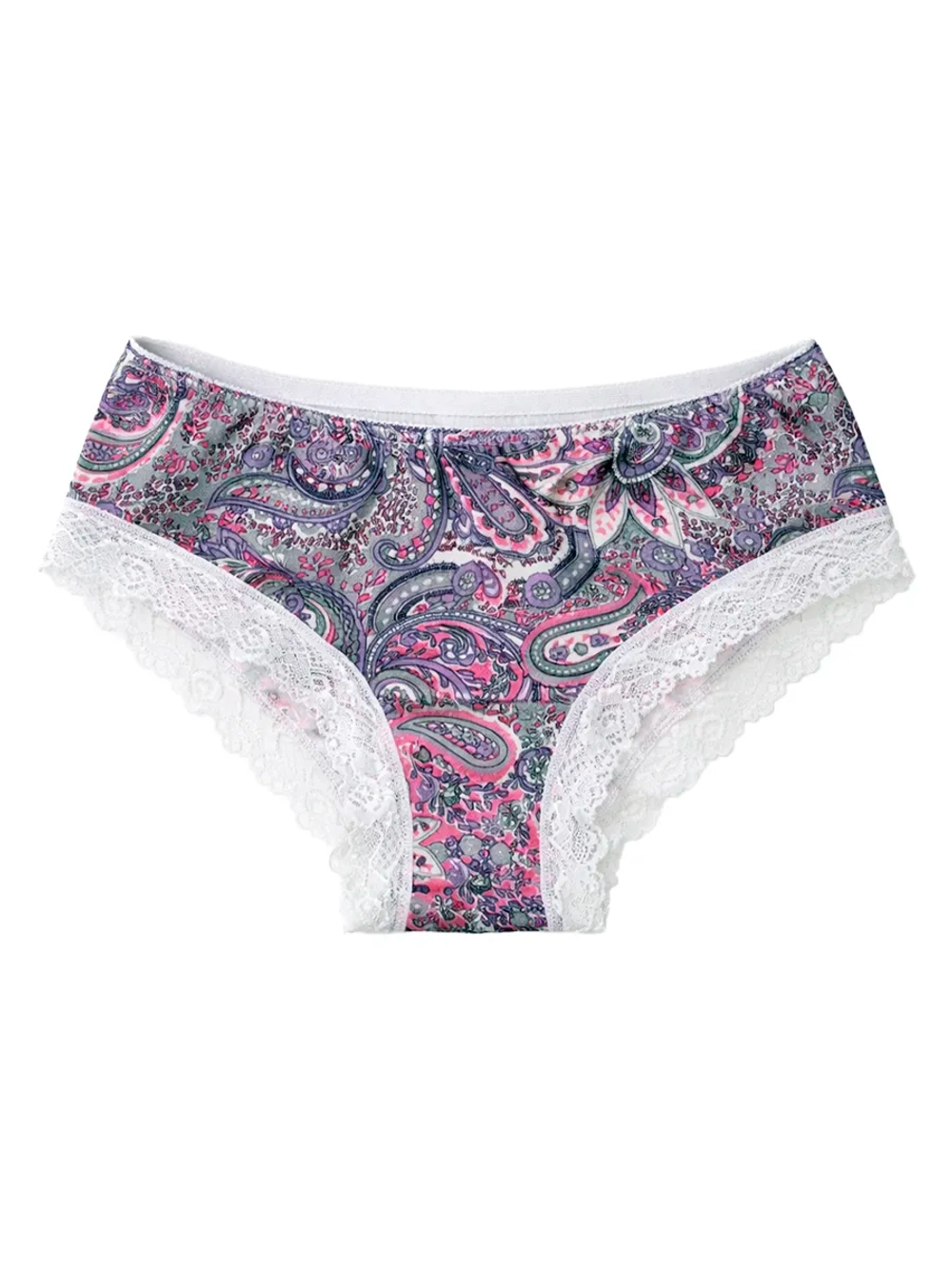 Трусы слипы с кружевом