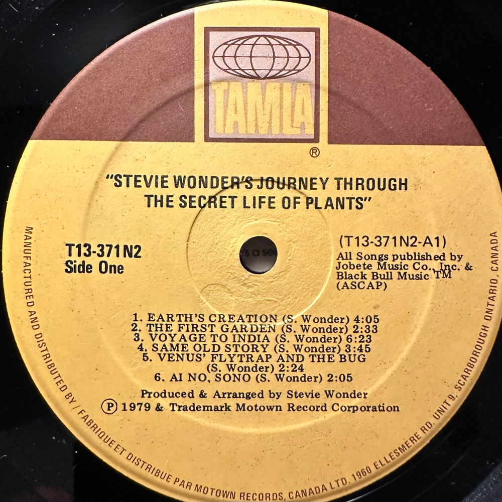 Stevie Wonder - Journey Through The Secret Life Of Plants 2LP (Канада 1979г.)