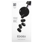 Edgeu, Гелевые обертывания для ногтей Perfect, ENF 905 Extreme Black, набор из 19 предметов