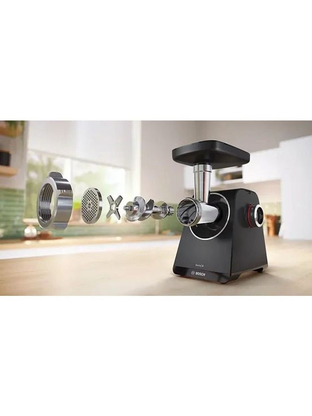 Мясорубка электрическая Bosch MFWS440B, черный
