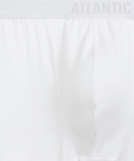 Мужские трусы шорты Atlantic, набор из 3 шт., хлопок, белые, 3MH-011