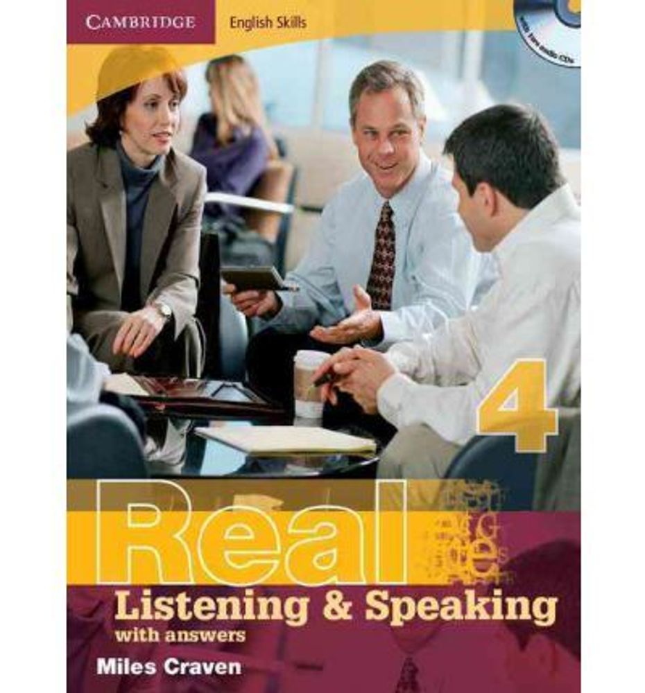 Cambridge English Skills: Real Listening &amp; Speaking Level 4 Book with answers and Audio CDs