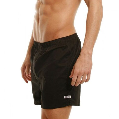 Комплект из 2 мужских трусов-шортов: чёрных и белых в полоску (Размер: S) (Цвет: черный с белым)