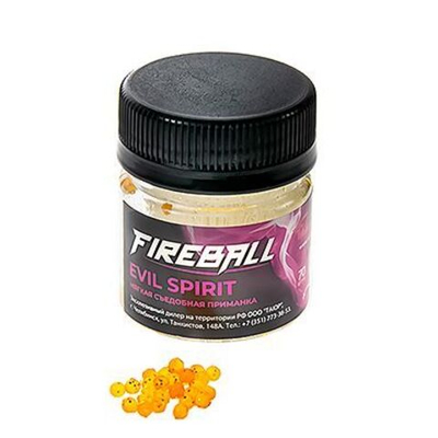 Приманка съедобная Takedo Fireball Evil spirit цвет красный креветка