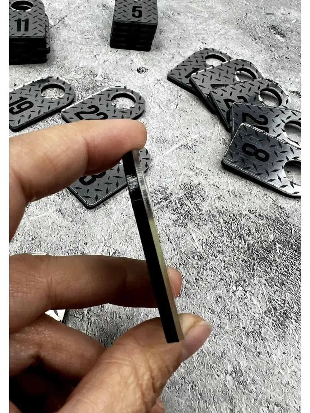 Номерки для гардероба 75шт