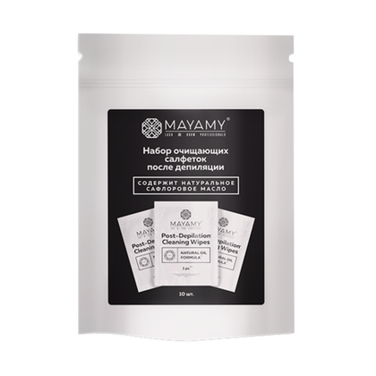 Набор очищающих салфеток после депиляции MAYAMY, 10шт