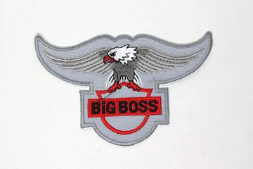 Нашивка Орел BIG BOSS (светло-серый)