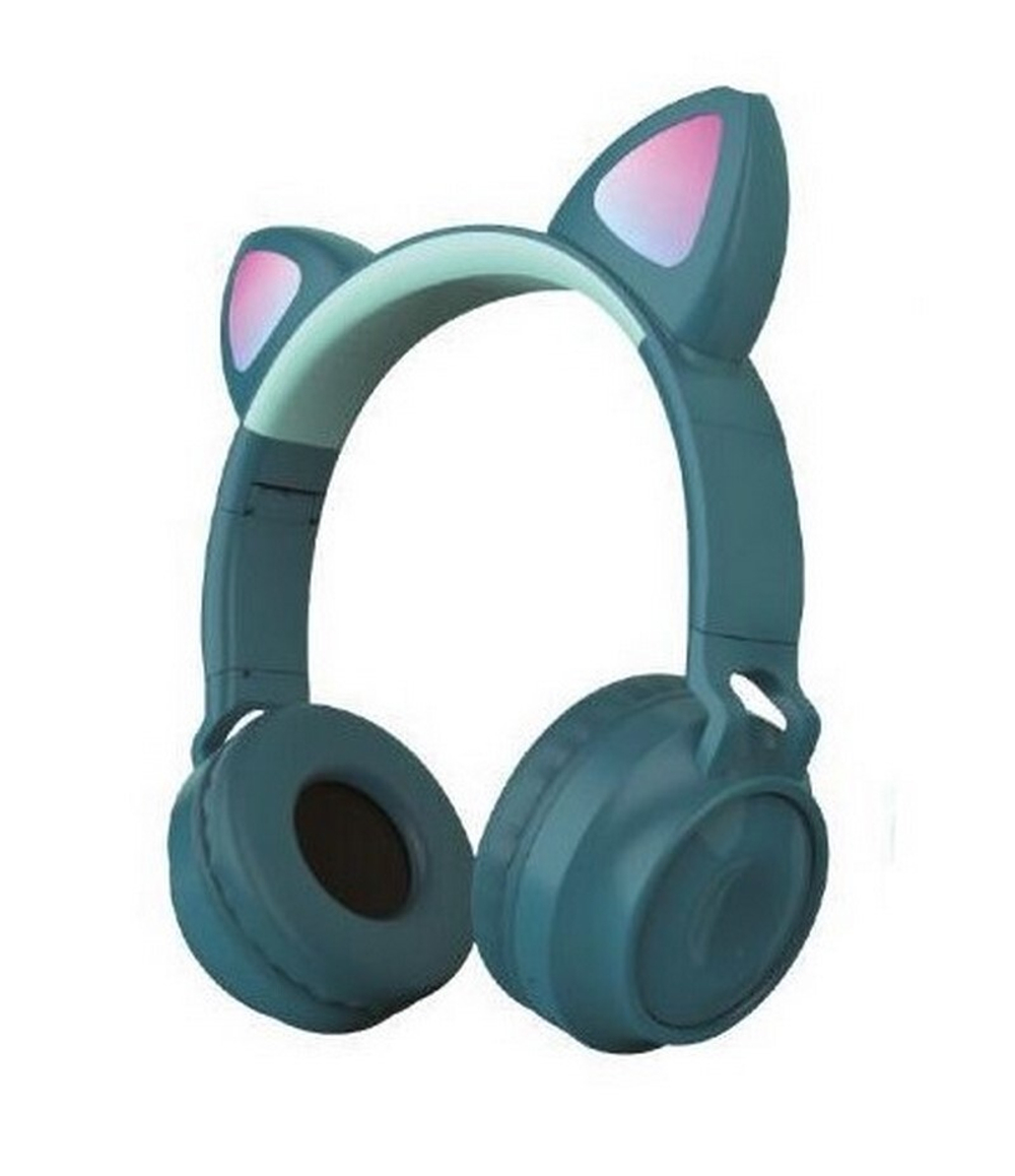 Полноразмерные Bluetooth наушники  Cat Ear ZW-028 (бирюзовый)
