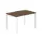 PR.207.DM.P59.WH / Стол 1200х800х750 / профиль: 59х59 белый; столешница: дуб модена