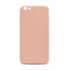 Силиконовый чехол Silicon Case WS с защитой камеры для iPhone 6, 6s (Песочный)