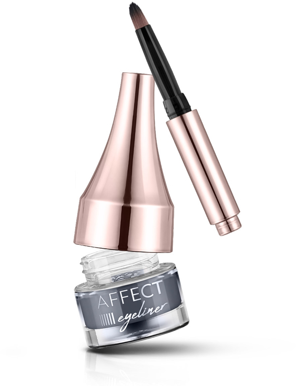 Affect Simple Lines - Водостойкий гелевый подводка для глаз оттенок Grey, 2 g