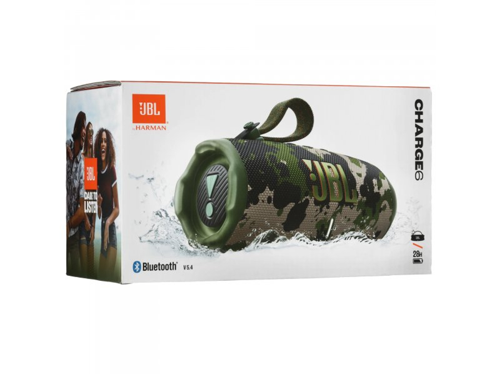 Портативная акустика JBL Charge 6 камуфляж [jblcharge6squad]