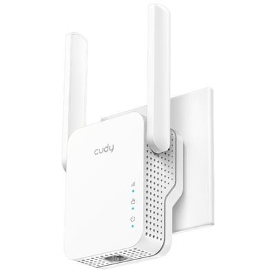 Cudy RE300 1.0 Усилитель сигнала Wi-Fi N300 с поддержкой Mesh, 2,4 ГГц, до 300 Мбит/с, 1x100 Мбит/с, 2 антенны, белый