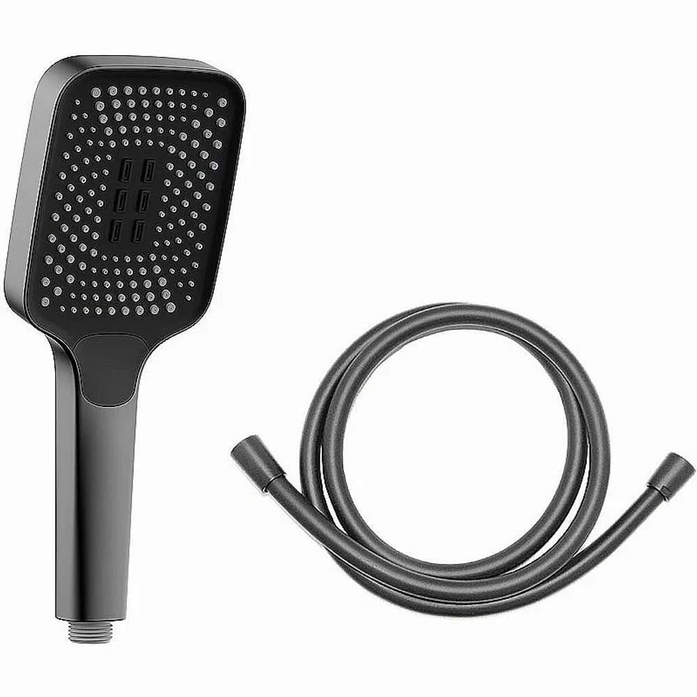 Душевая система Vincea VSFW-433T1GM вороненая сталь