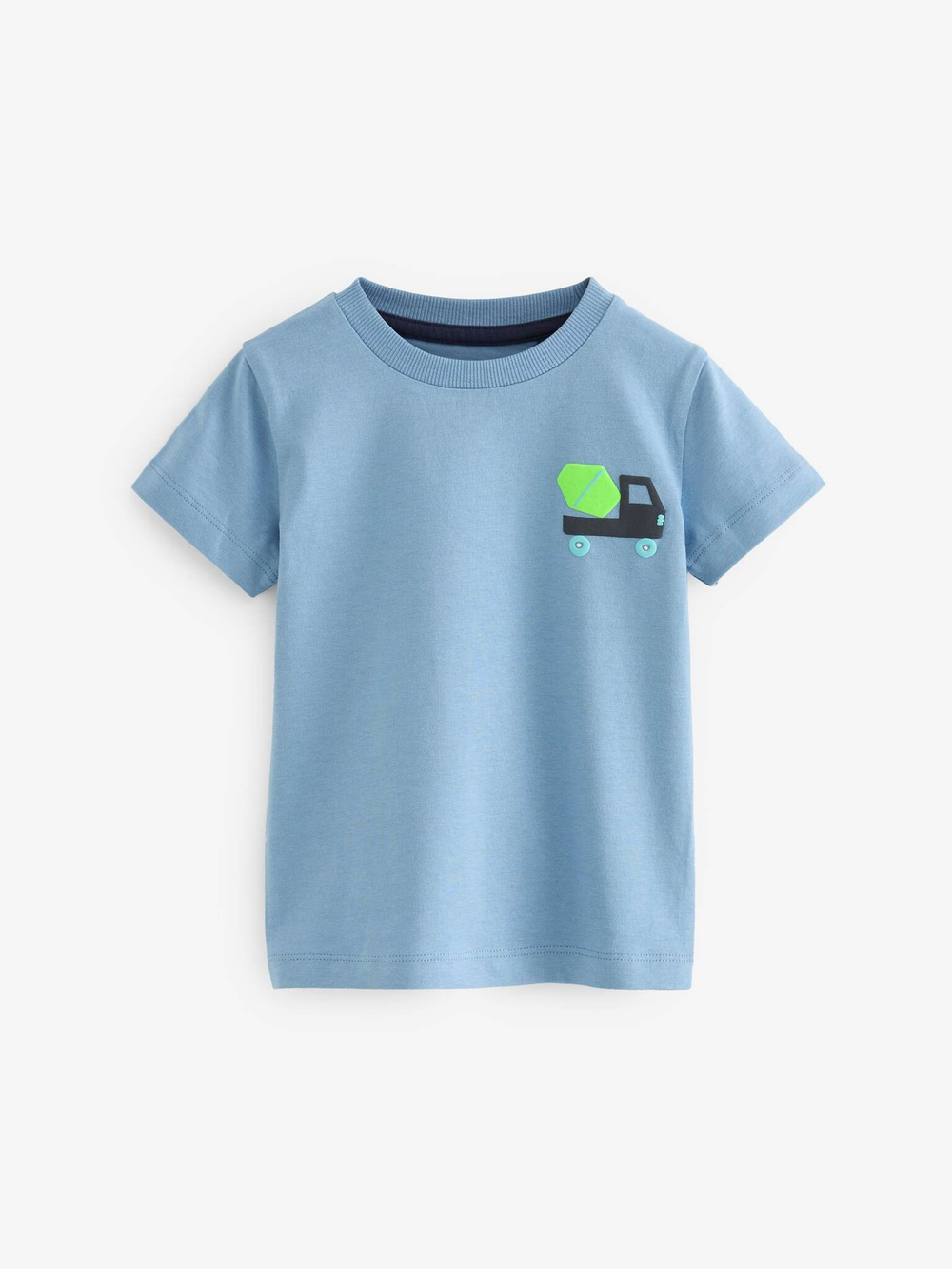 Футболка для мальчика Next N14-559, 5 шт., Cалатовый, Синий, Голубой