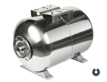 Гидроаккумулятор 50л, (гор.), нерж. сталь, мембрана EPDM
