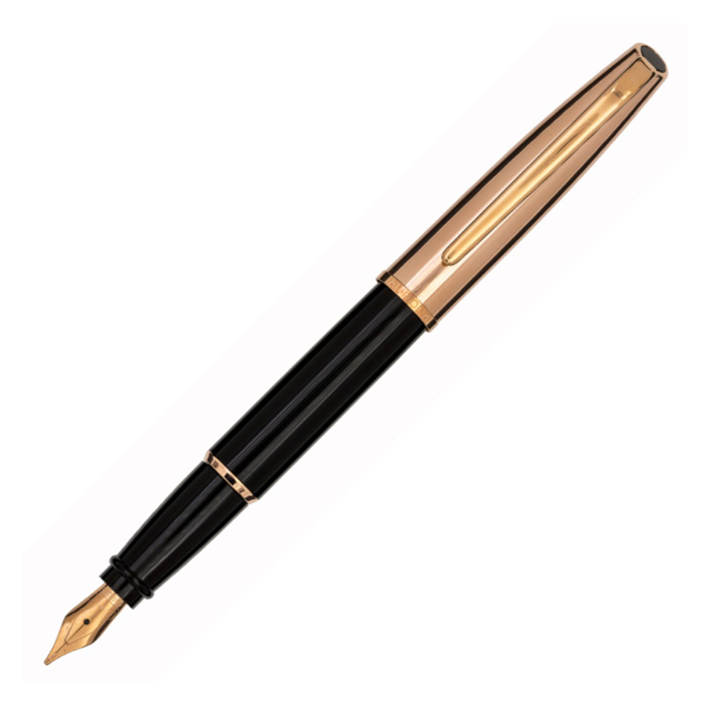 Перьевая ручка Aurora Style Metal Black PGT, перо - F, в подарочной коробке