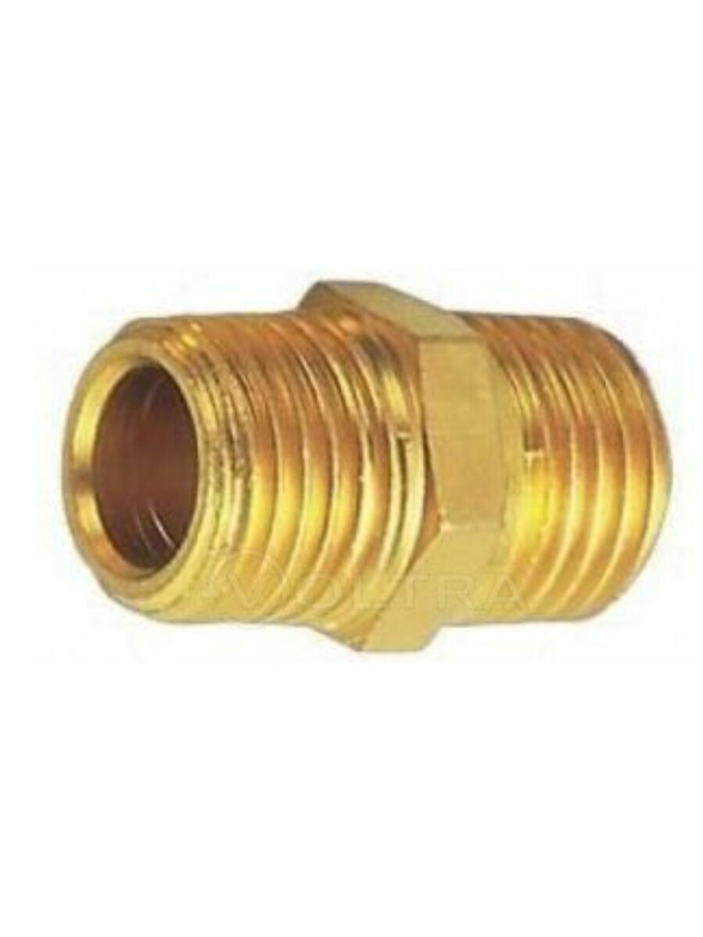 Штуцер латунный с наружными резьбами 1/2''X 3/8''(конус) Forsage F-CS-C-013-1