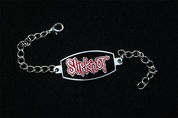 Браслет алюминиевый Slipknot надпись (0004)