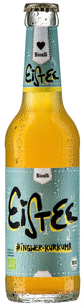 Холодный Чай Цоллер-Хоф Биоальб Имбирь-Куркума / Zoller-Hof Eistee Bioalb Ingwer-Kurkuma 0.33 - стекло