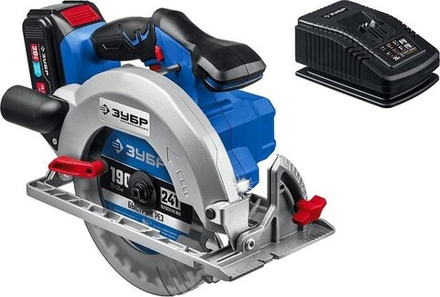 Пила циркулярная аккумуляторная ЗУБР CPB-190-41 бесщеточная Профессионал