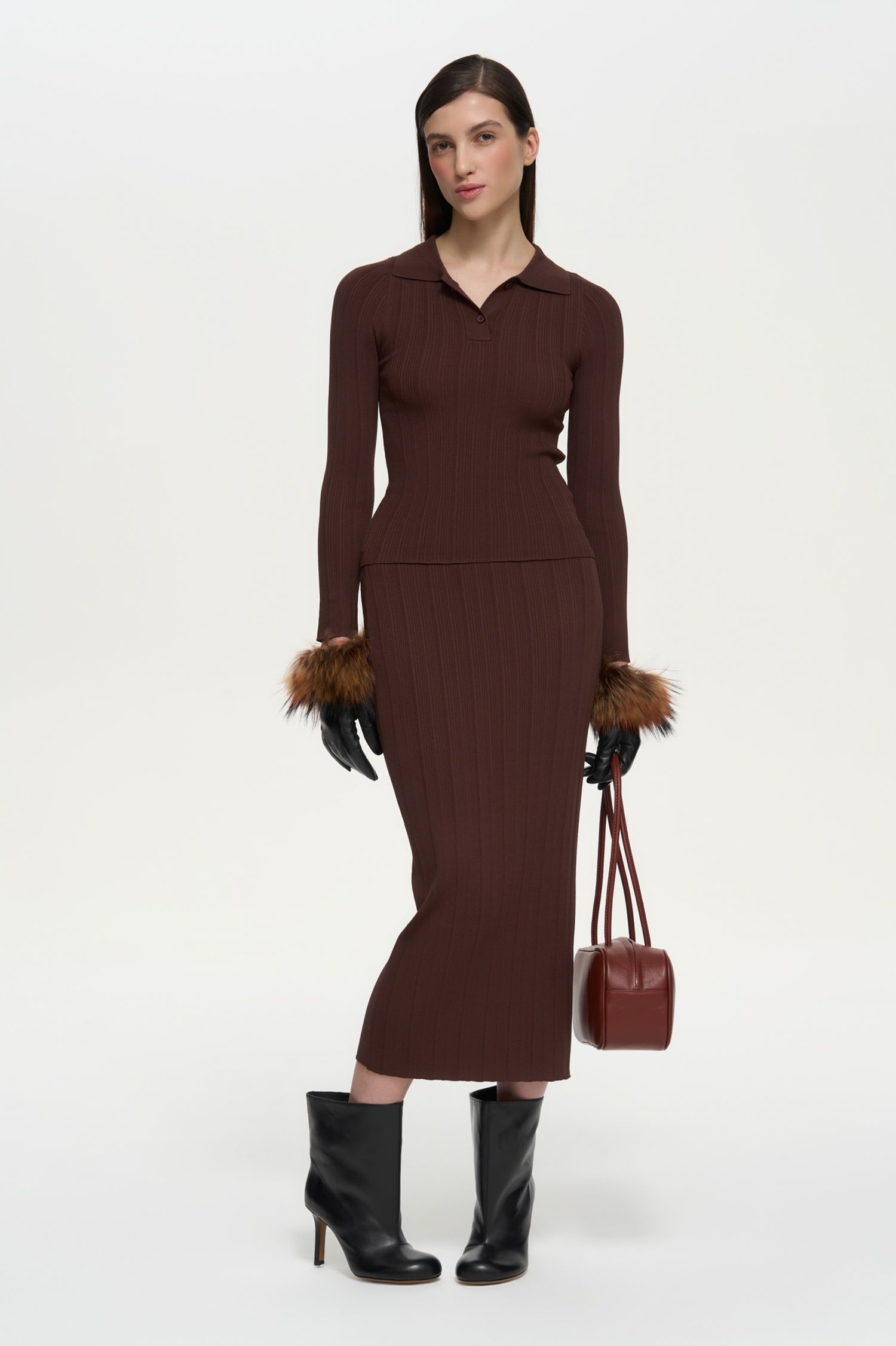 поло demure, шоколад