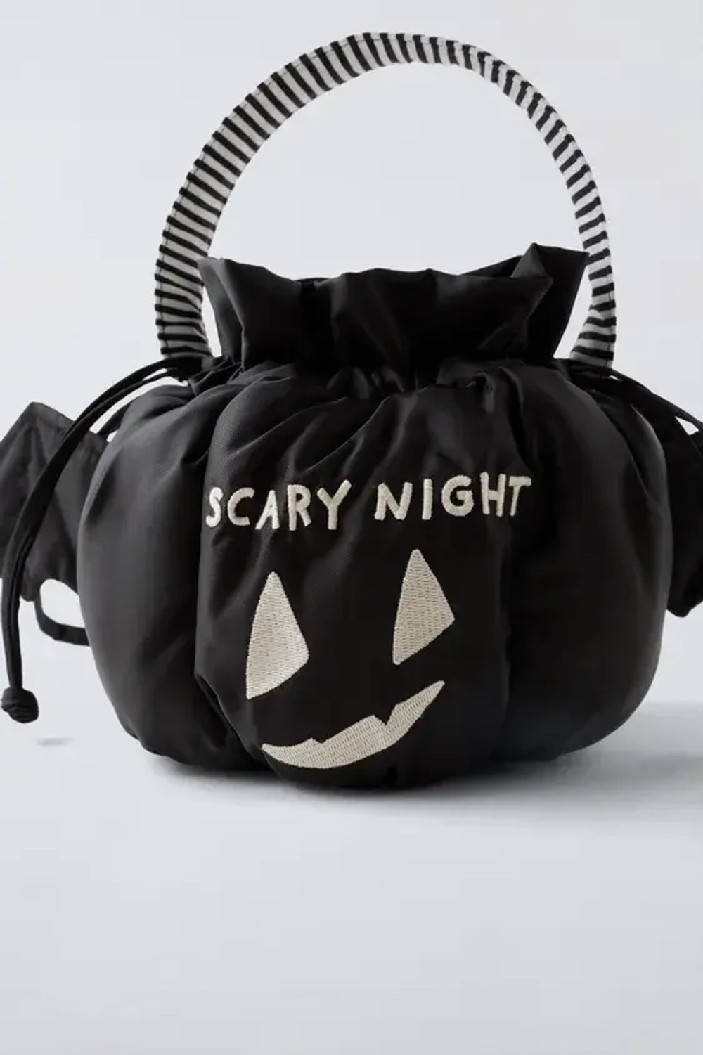 ZARA СУМКА-МЕШОК, ЧЕРНЫЙ