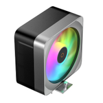 Кулер для процессора Ocypus Delta A40 EX BK ARGB, 120mm ARGB FAN, 4 HEAT PIPES, 4-PIN PWM, 500-1800 RPM, 29DBA