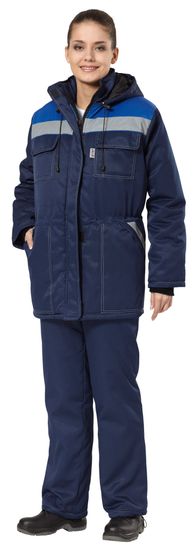 Костюм зимний женский "Легион" брюки (синий/василек)