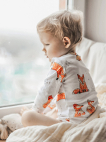 Боди Mjölk Лисички с длинным рукавом, уценка