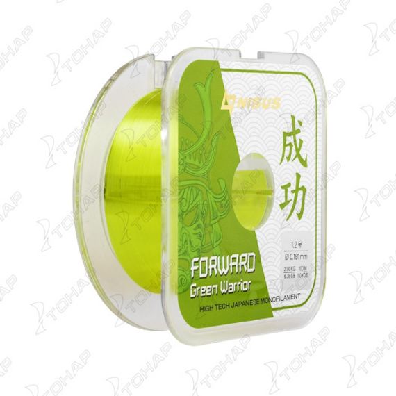 Леска FORWARD Green Warrior 0,181mm/100m Nylon (N-FGW-0181-100) Nisus