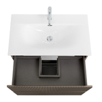 Тумба с раковиной подвесная BelBagno UNO-900-2C-SO-СO Бежевый матовый, раковина белая BB-8099-90