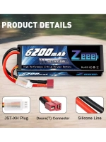 Аккумулятор для радиоуправляемой машинки Li-Po 7.4V 6200mAh