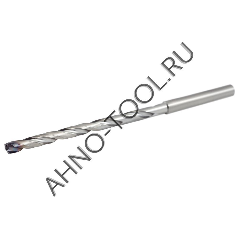 Сверло 5.0мм монолитное твердосплавное 12D с подводом СОЖ. SP-P801120500 VHM AHNO