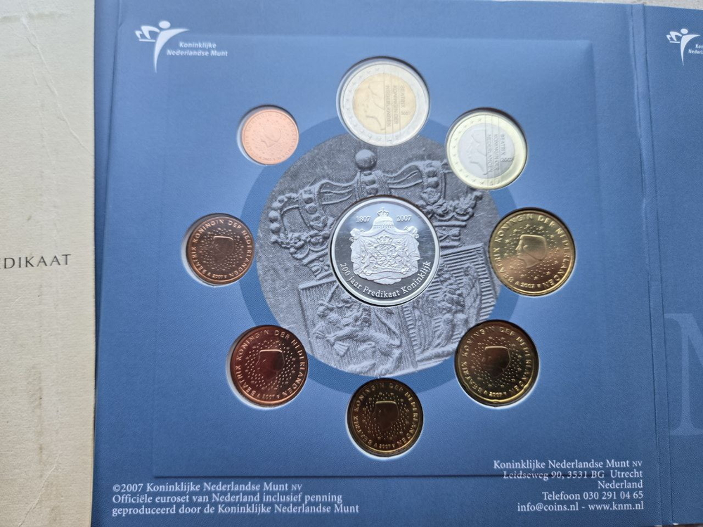Netherlands 2007 BU Theme Set – 200 Years of the "Koninklijk" Title