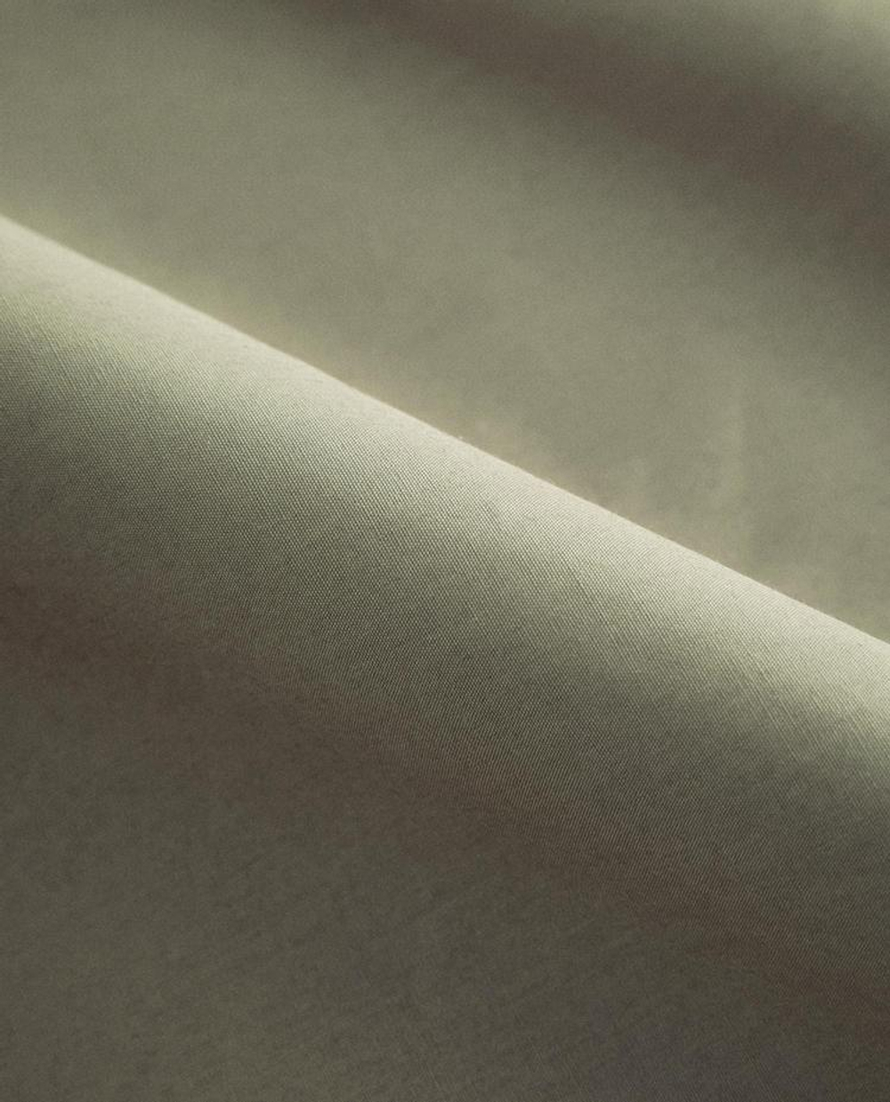 ZARA HOME (300 НИТЕЙ) НАТЯЖНАЯ ПРОСТЫНЯ ИЗ ХЛОПКА, СВЕТЛО-ЗЕЛЕНЫЙ