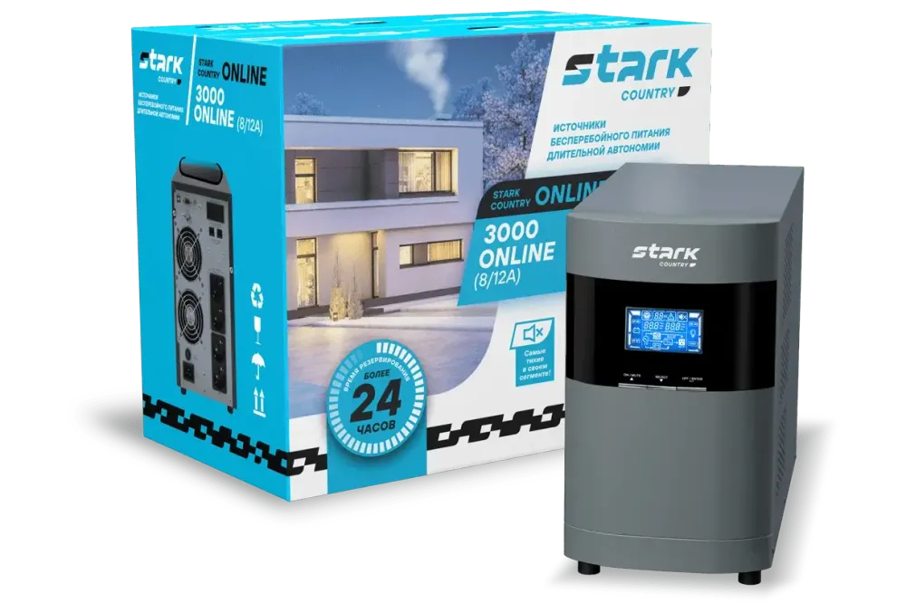 ИБП Stark Country 3000 online, 8А