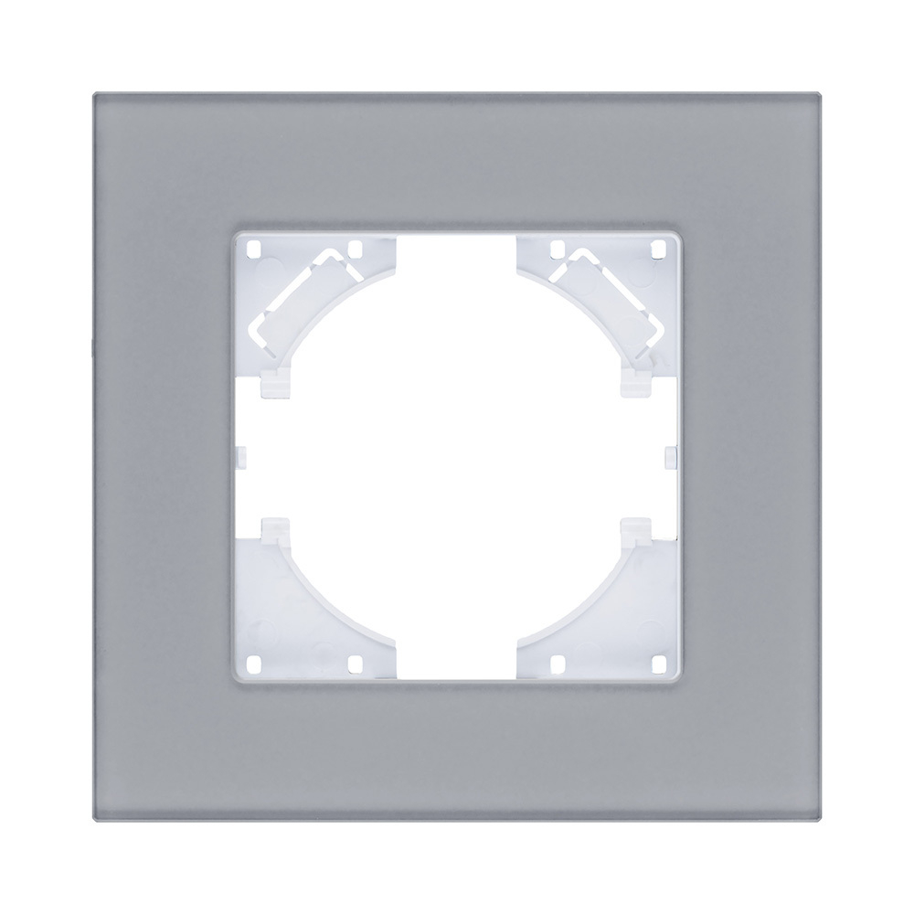 Рамка 1-постовая, стекло серый Kollinger Reflex MG RM1GY