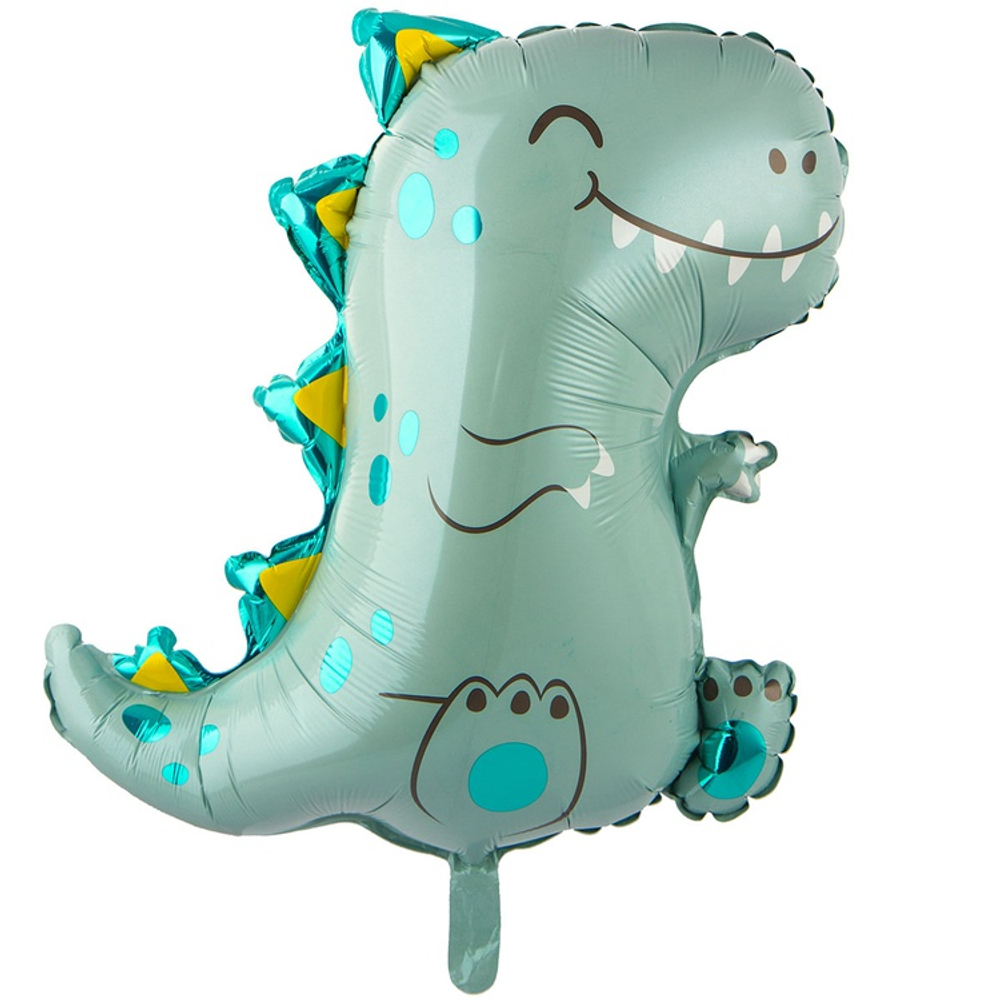 Шар Фольгированный Динозаврик Рекс (Голубой)