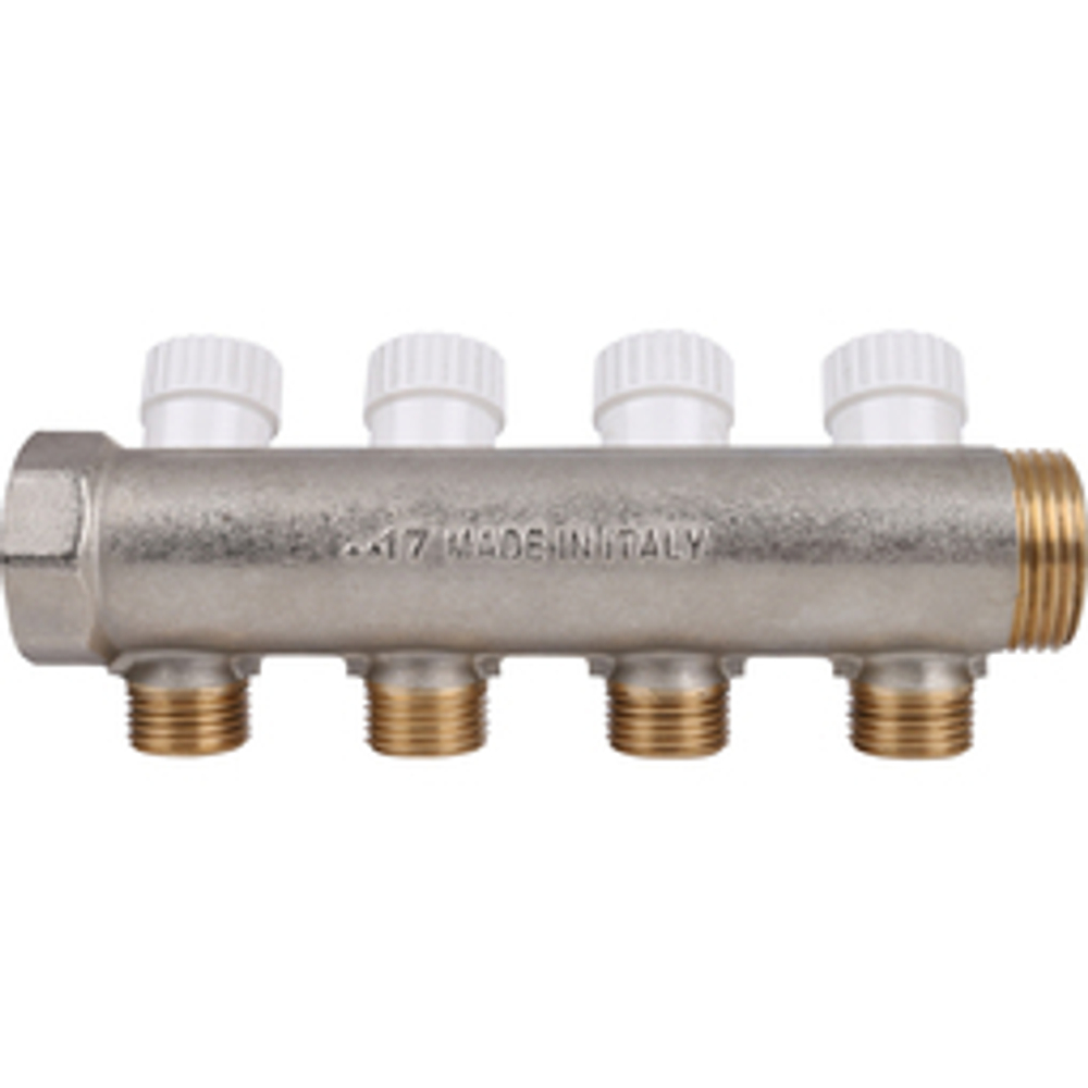 Коллектор регулировочный STOUT 1"х1/2" 4вых