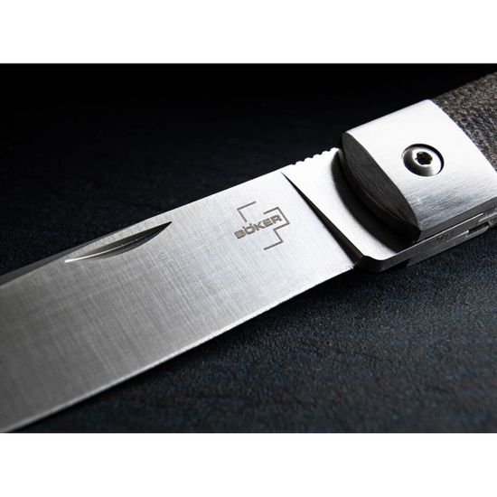 Складной нож Boker 01BO182 Bonfire микарта c клинком из стали D2, рукоять дерево / микарта